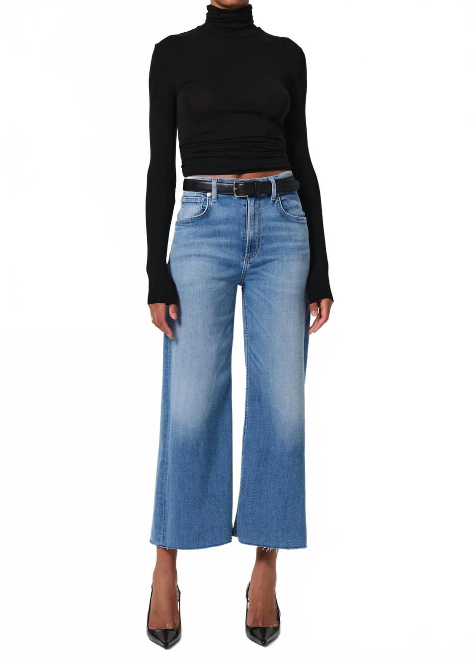 NEW CITIZENS OF HUMANITY lyra wide leg jean in bhodi